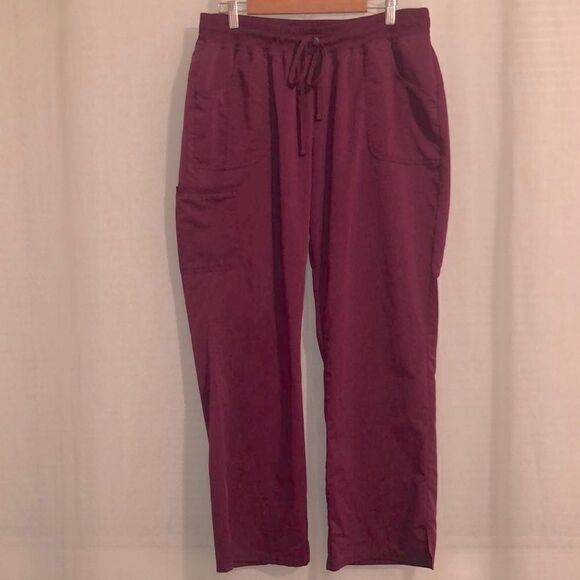 Scrubstar Pants - Scrubstar XL Burgundy Wine Drawstring Scrub Pants